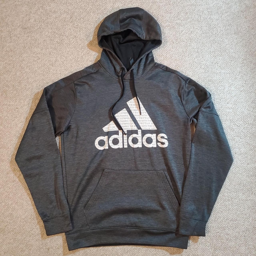 Adidas Gray Pullover Hoodie